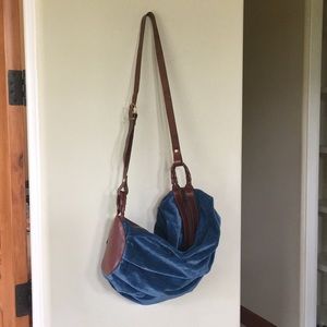 Handmade Italian velvet purse